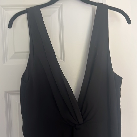 Lulus Long Black Dress, Never Worn - Picture 2 of 8